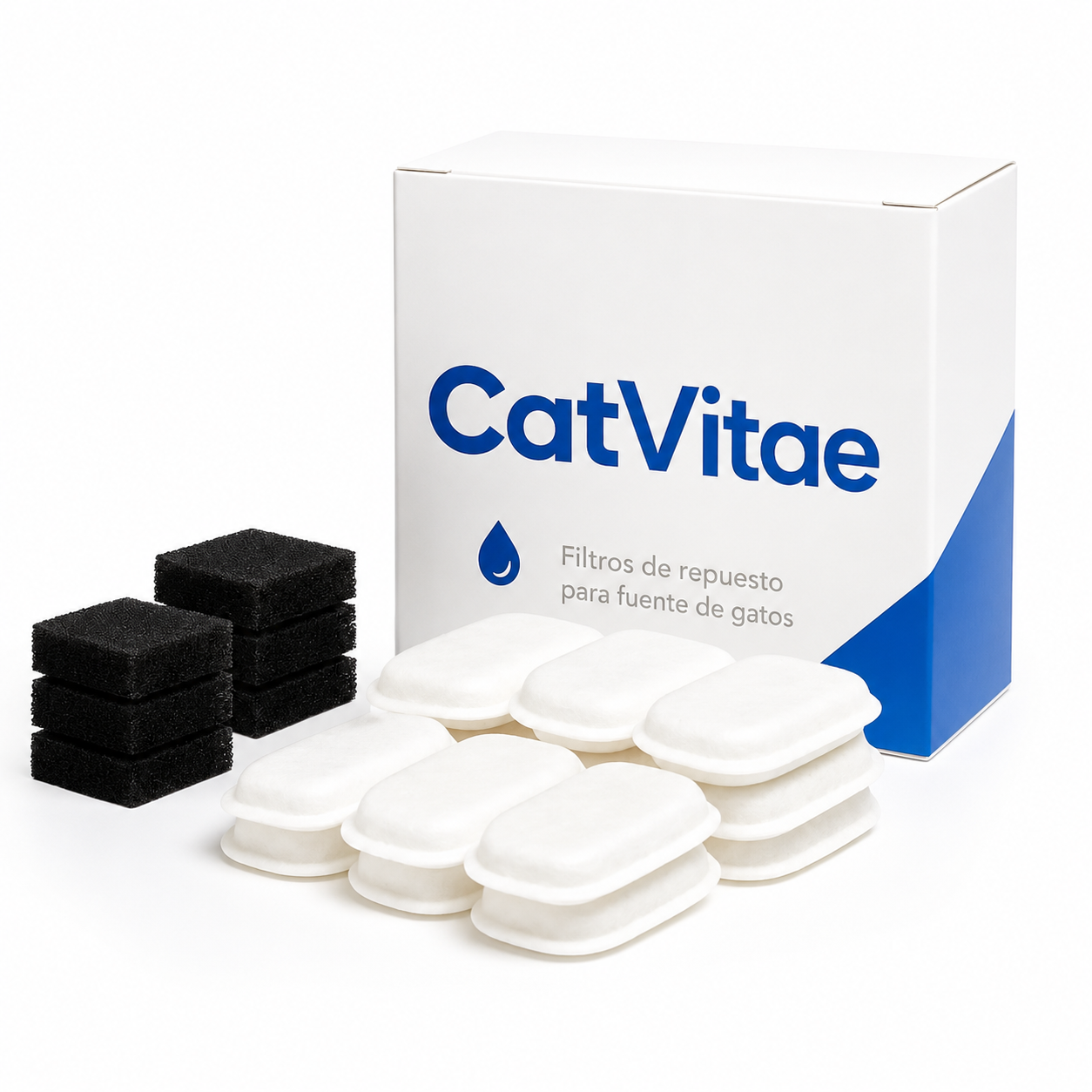 Recambio Filtros Protectores para Fuente CatVitae™